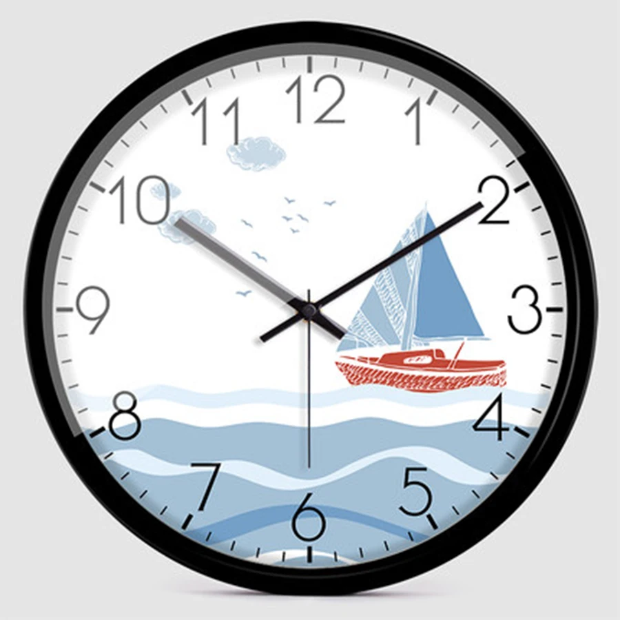 

Simple Digital Wall Clock Creative Cartoon Design Wall Watch Decoration Children's room Saat Home Decoration Accessories 50B1014