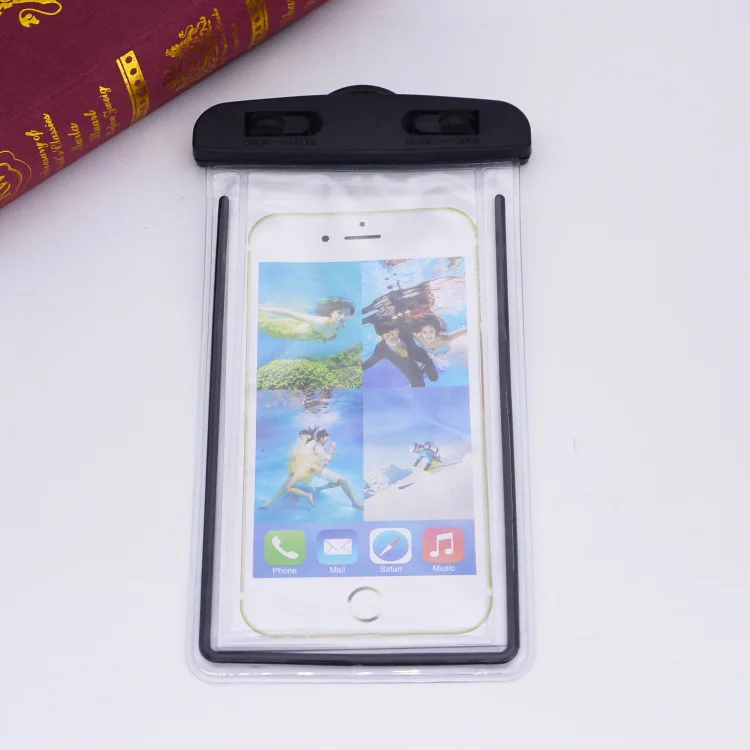 Swimming Bag Waterproof Bag with Luminous Underwater Pouch Phone Case for xiaomi series For iphone 6 6s 7 8 universal all models