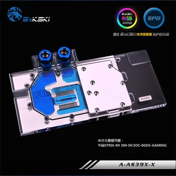 

Bykski A-AS39X-X full coverage Graphics Card Water Cooling for AS US 390 STRIX-R9 390X-DC3OC.
