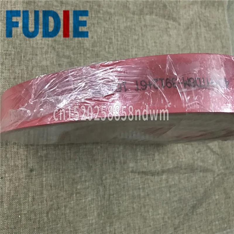 PU HTD8M зубчатый ремень с красным резиновым покрытием промышленный ремень HTD8M стальной сердечник Закрытая петля