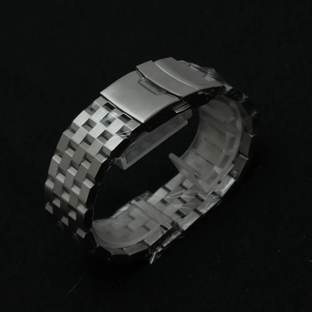 18 мм 20 мм 22 мм 24 мм 26 мм Серебряный ремешок для часов браслет ремешок неполированная Матовая нержавеющая сталь наручные часы для мужчин и женщин часов