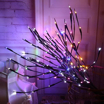 

Romantic LED Tree Lights Flashing Lamp Branch Lights Novelty Lighting 20 Head Home Vase Decorative Tree Lamp