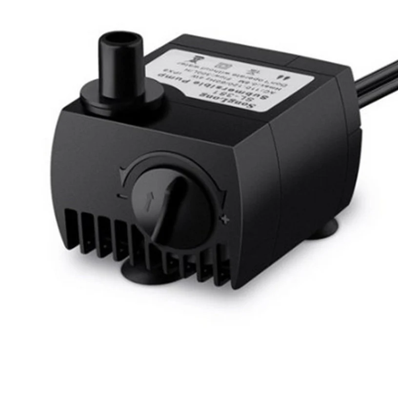 

New Arrival 1PC AC 110-120V/60Hz 0.8M 300L/H Submersible Water Pump High Quality Mini Electric Submersible Waterpump US Plug