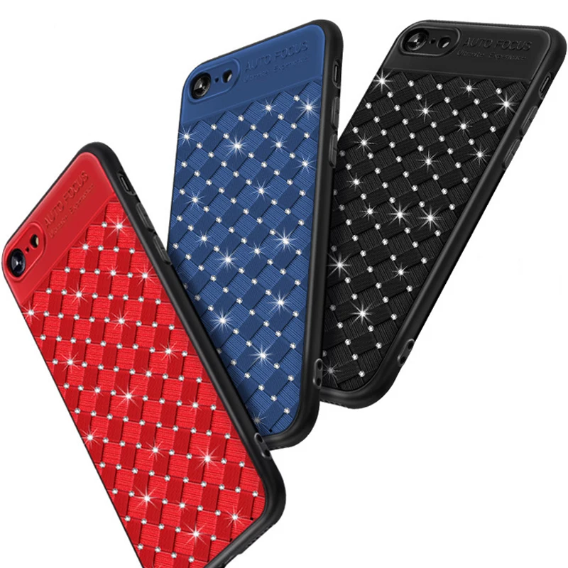 KaiNuEn Блестящий 3D чехол с бриллиантами для Huawei Y5 2018 = PRIME на силиконовых роскошных 360