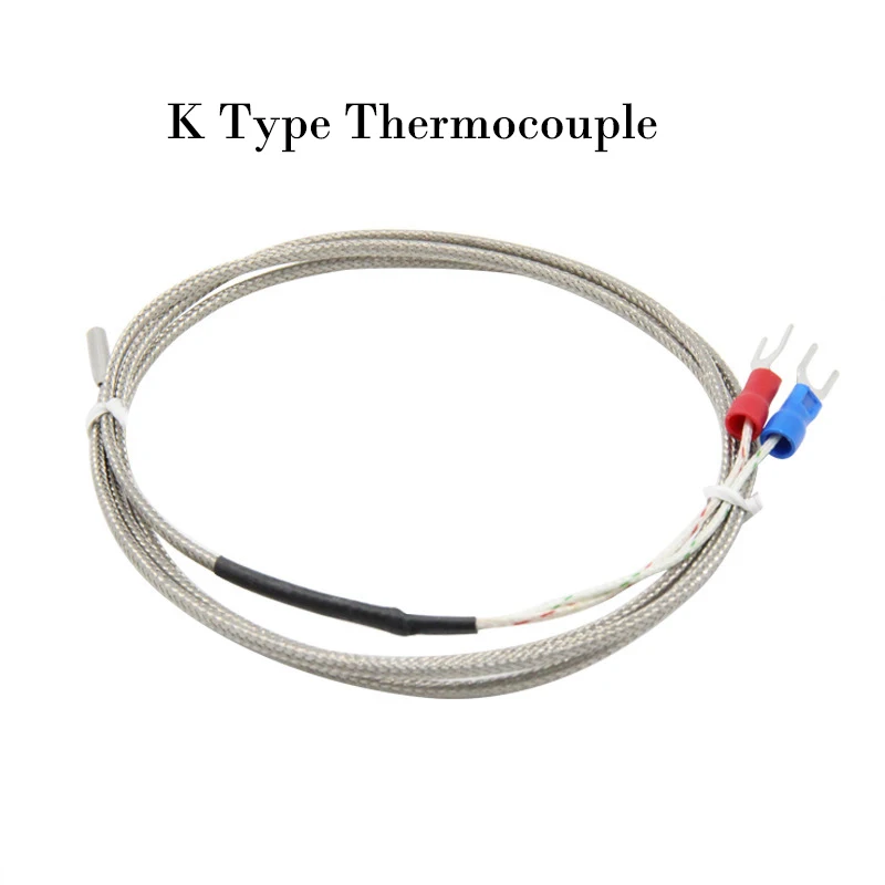 3pcs K Type Thermocouple Fitting Temperature Sensor Industrial Controller 3*15*1000 for RAMPS 1.4 Prusa Delta 3d Printer parts | Компьютеры
