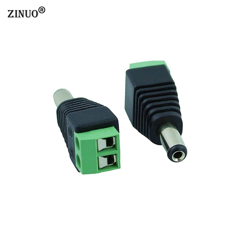 5 шт. Папа + DC12V Женский 2 1x5 мм DC разъем питания адаптера для CCTV одноцветный