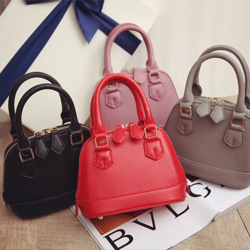 

KYYSLO Shell Women's Bags Portable Fashion Casual Women PU Leather Handbags Korean Version Shoulder Messenger Women