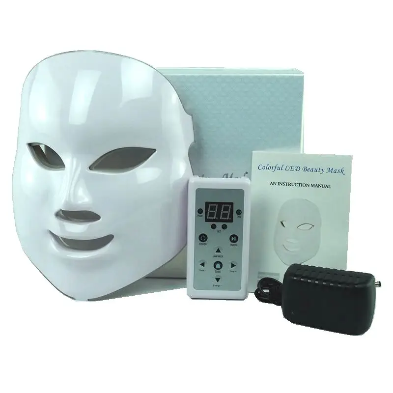 

2019 Upgraded 7 Colors Light Photon LED Facial Mask Skin PDT Skin Rejuvenation Anti Acne Wrinkle Removal Therapy Beauty Salon