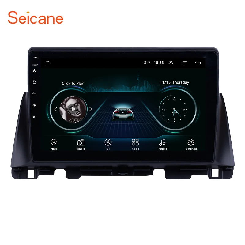 Perfect Seicane 10.1 Inch Android 8.1 Car radio GPS Navigation for Kia K5 2016 support Backup Camera Steering Wheel Control Mirror Link 0