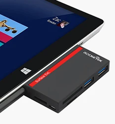 Rocketek usb 3,0 кард-ридер концентратор 4K HDMI 100 Мбит/с Ethernet адаптер для SD/TF micro SD microsoft Surface Pro 4/5/6