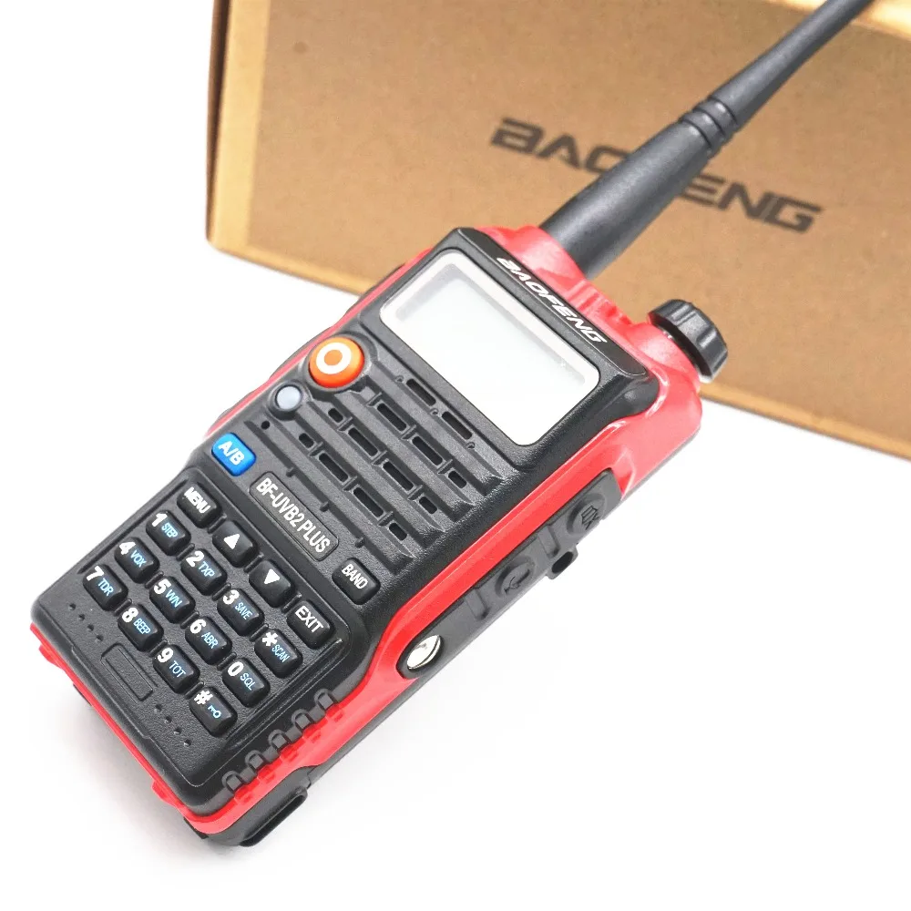 BAOFENG 8 Вт UV-B2 PLUS рация 4800 мАч VHF UHF любительский портативный Ham CB радио сканер FM трансивер Высокая мощность домофон B2
