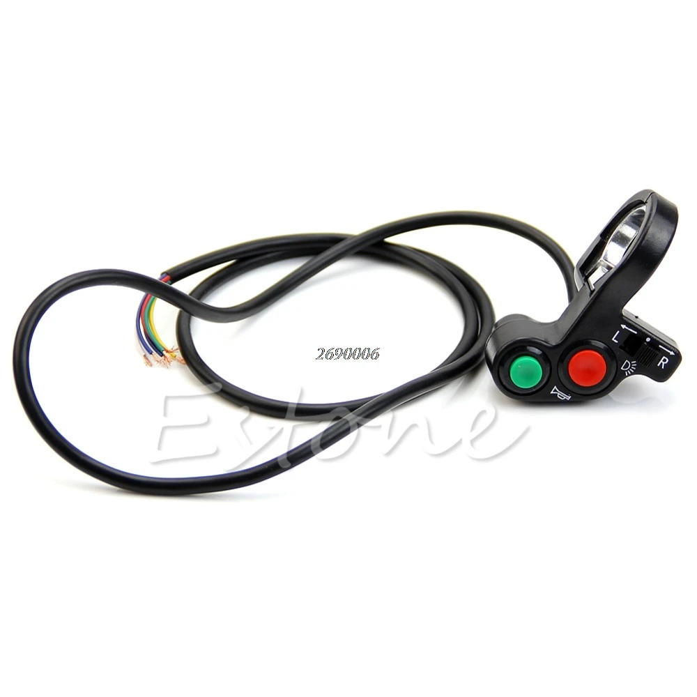 

ATV Motorcycle Bike Scooter Offroad 7/8" Horn Turn Signals Light Switch On/Off