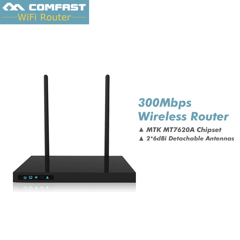 

COMFAST CF-WR620N AC Credential administrative Router 300Mbps Wi FI repeater Router Repetidor with 14dBi Antenna WIFI Roteador