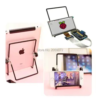 

Raspberry PI LCD Holder stand Mount Bracket for 5 inch 7 inch 10.1 inch phone ipad Iron frame