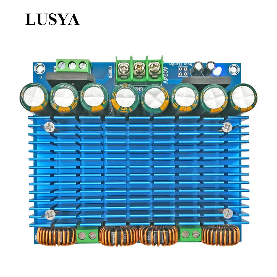 Lusya XH M252 двойной чип TDA8954TH супер мощный цифровой усилитель мощности 420 Вт * 2