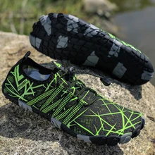 Мужская пляжная обувь для прогулок; обувь для плавания; мягкие пляжные туфли на плоской подошве для взрослых; нескользящая прогулочная женская обувь для йоги; размеры 36-47