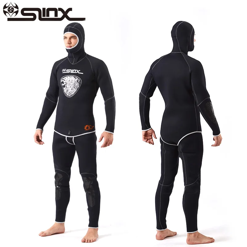 SLINX 5MM Thickness Neoprene Wetsuits Two piece Long Sleeve Winter