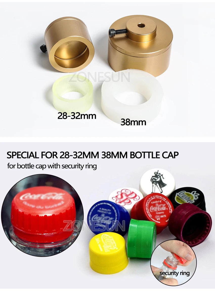 Manual Electric Bottle Screw Cap Capping Machine Set