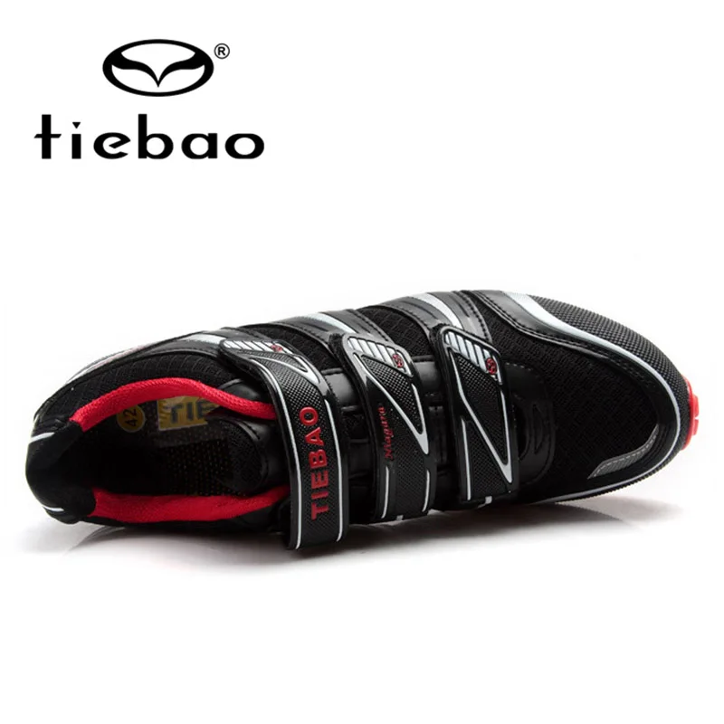 TIEBAO profesional hombres mujeres bicicleta ciclismo zapatos autobloqueo MTB montaña bicicleta zapatos transpirables deporte Zapatillas