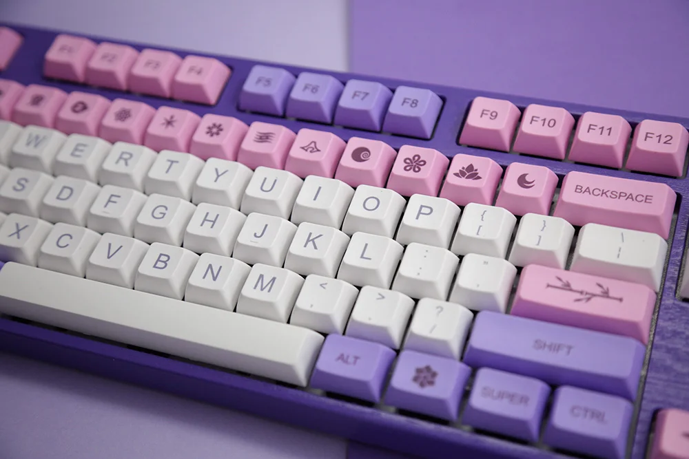 122 ключей XDA ARC HANA сублимируемый краситель PBT DSA колпачки Macaron etheramic для механической клавиатуры Вишневый выключатель MX keycaps