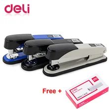 Deli Стандартный креативный не скользящий уплотненный степлер грейпадора с 24/6 24/8 штапеля для Grampeador 50 шт Бумажный Переплет