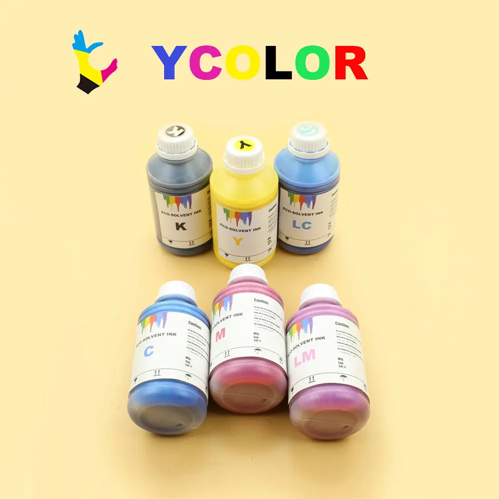 

Fast shippign !!!6* 500ML eco-solvent ink for HP designjet 8000 8000s 8000sr 9000s 9000 10000 printer