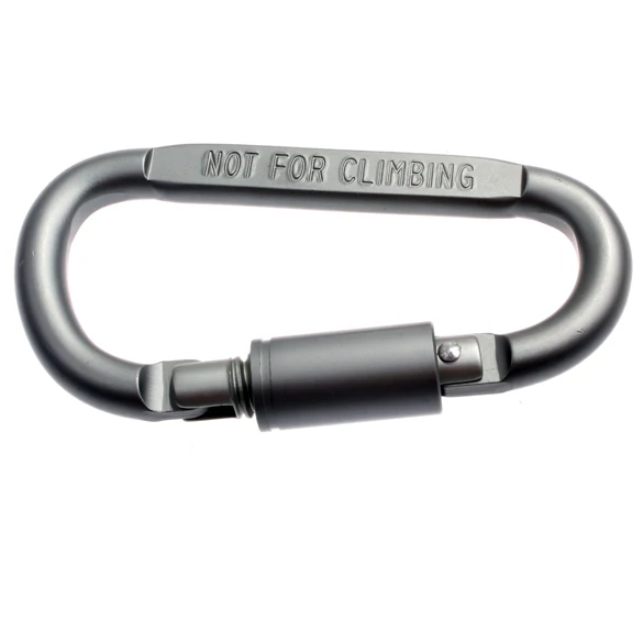 

D-Shaped Aluminum Screw Lock Hook Clip Keyring Outdoor Camping Sport B2C Shop