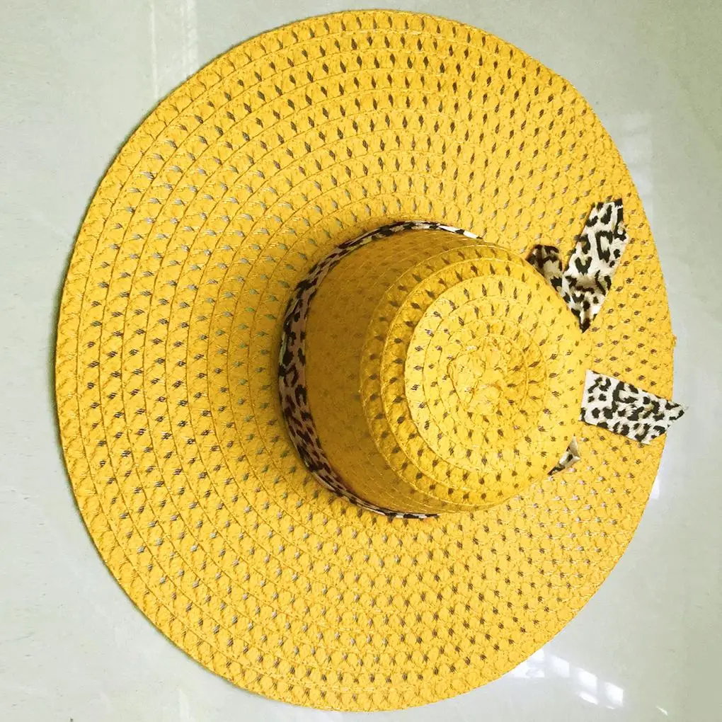 عالية الجودة المرأة الصيف القش واسعة قبعة لها حواف فتاة السفر الشاطئ الصيد ظلة بنما كاب سيدة في الهواء الطلق اللباس قبعة