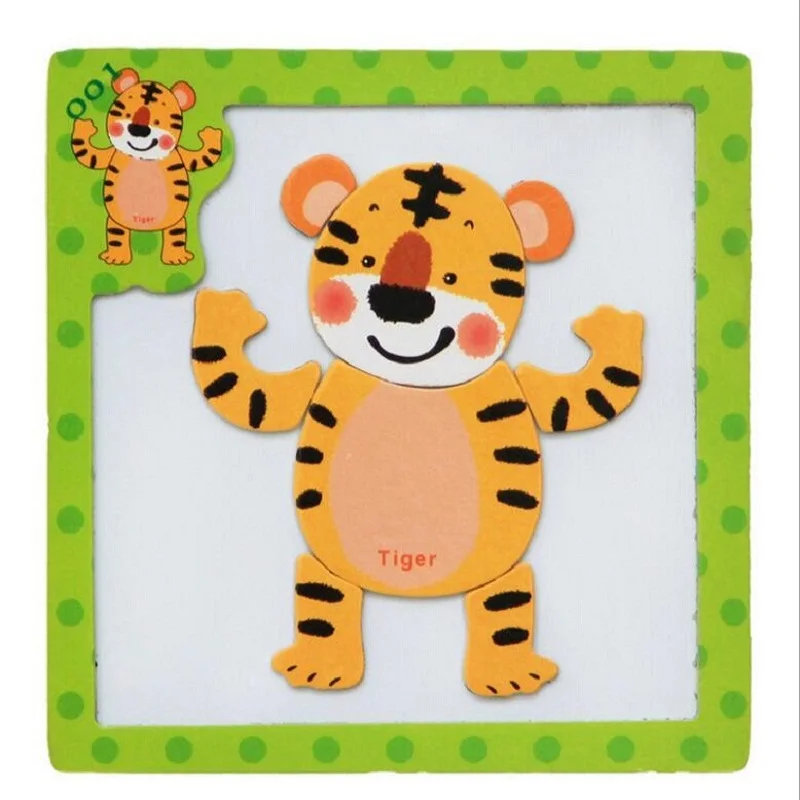 wooden magnetic puzzle toys for children kids