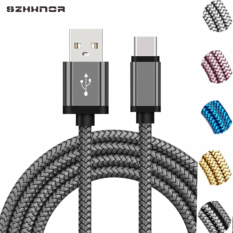 USB C зарядное устройство 2 м 1 длинный кабель для передачи данных Быстрая Зарядка