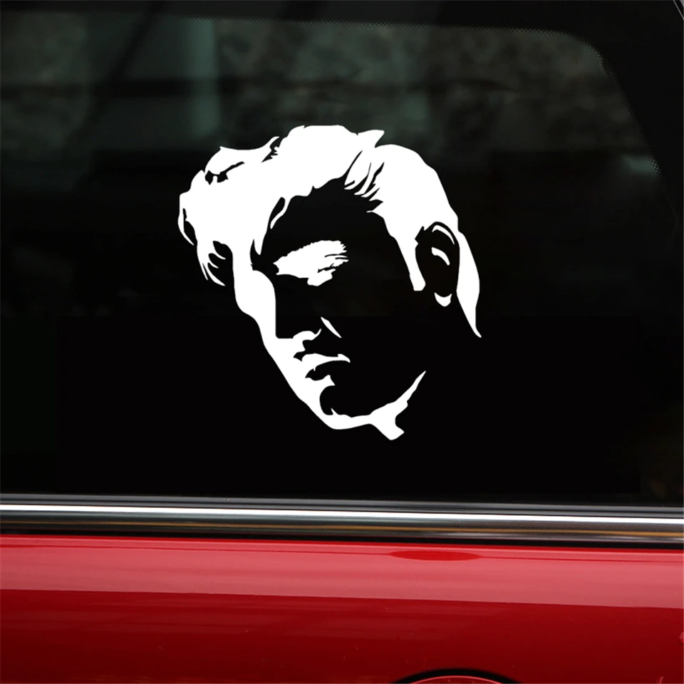Elvis Presley Fashion Stickers Decals Car-Styling Decor Vinyl Waterproof Creative Car Body Wall Decoration Sticker 12.4cm12 (2)