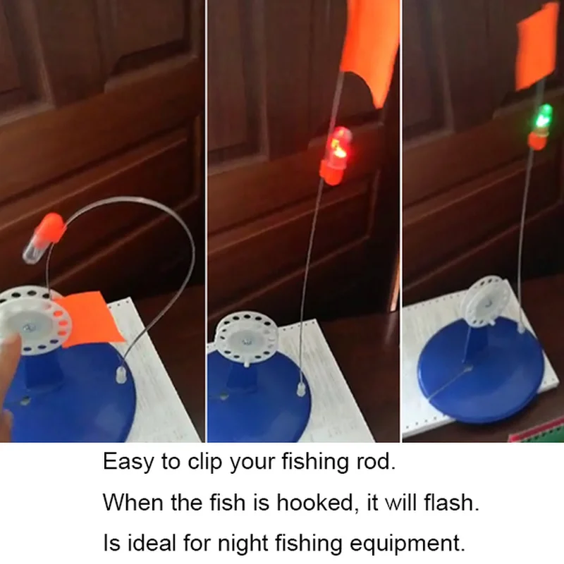 

LED Flashing Illuminated Indicator Underwater Mini Fish Attraction Indicator Lamp Lure Fishing Light Tackle Tools