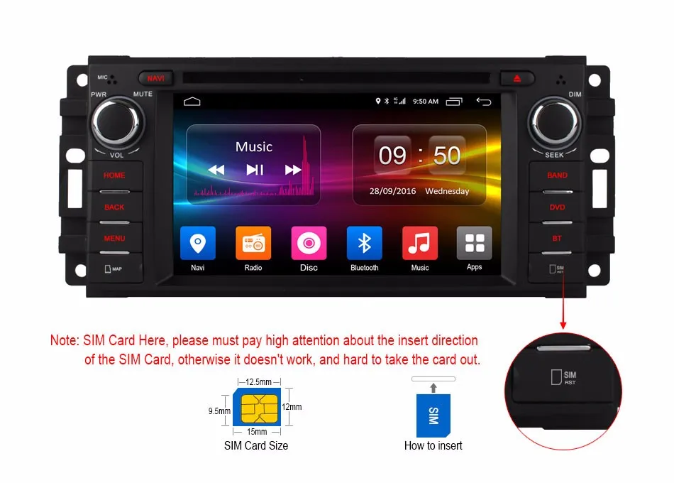 Discount Android 6.0 Octa 8 Core CPU 2GB RAM Car DVD GPS Radio For Jeep Grand Cherokee Compass Commander Wrangler Unlimited DODGE Caliber 8