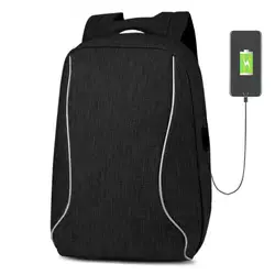 Непромокаемый Anti Theft рюкзак для мужчин зарядка через usb Светоотражающие Большой ёмкость 17,7 дюйм(ов) сумка для ноутбука школьный