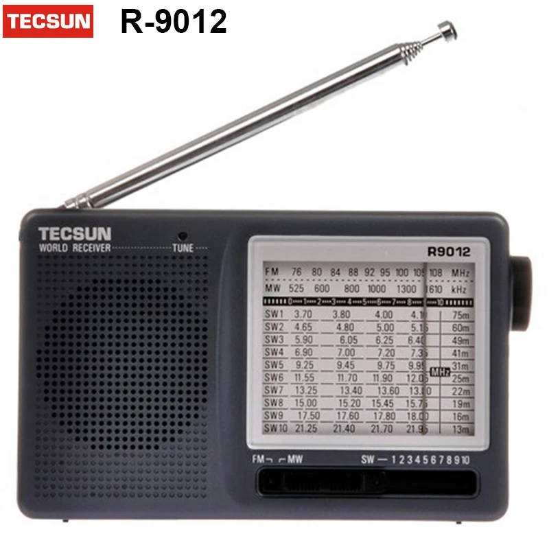 Высокая чувствительность TECSUN R-9012 радио multibanda FM MW SW стерео fm приемник