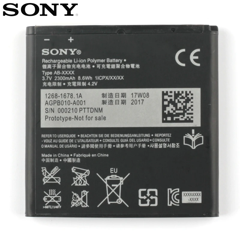 Сменный аккумулятор sony для sony Xperia ZR SO-04E M36h C5502 C5503 AB-0300 BA950 настоящий аккумулятор для телефона 2300 мАч