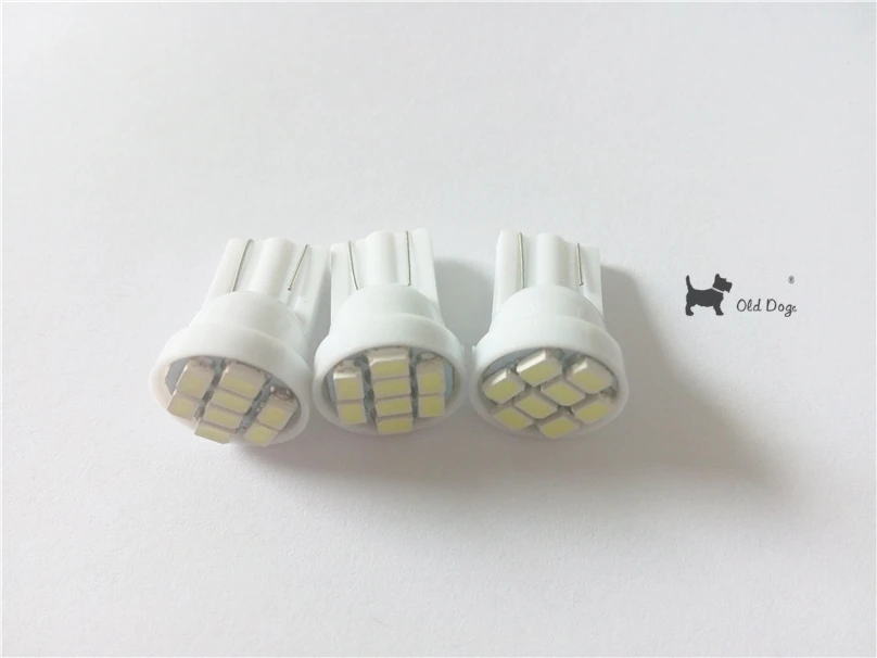 500 шт. светодиод T10 8 smd 1206 светодиодов 8SMD Внутреннее освещение автомобиля 194 168 192 W5W