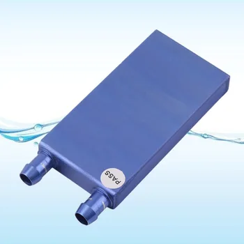 

40*80*12mm Aluminium Water Cooling Waterblock Heatsink Block Liquid Cooler For CPU GPU Laser Head Industrial Control Cabinet