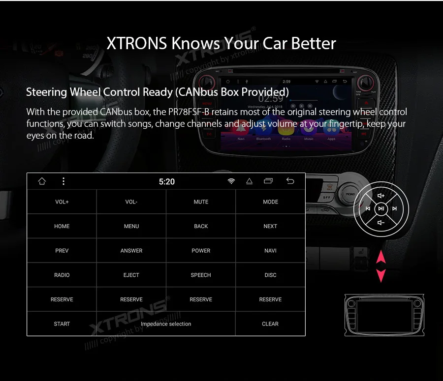 Clearance XTRONS 7" Android 8.1 Octa Core Car DVD Player Radio GPS USB Stereo OBD for Ford Focus II Mondeo S-Max C-Max Galaxy II Kuga 2011 16