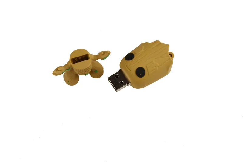 Креативные Мультяшные Usb флеш-накопители Groot стражи Галактики модный флеш-накопитель 4 ГБ 8 ГБ 16 ГБ 64 Гб карта памяти Флешка 32 Гб