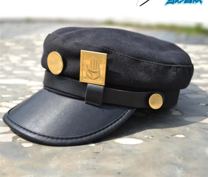 Аниме JoJo's Необычные Приключения Jotaro Kujo Joseph армейская военная шапка JOJO шапка+ значок анимационная шапка A441