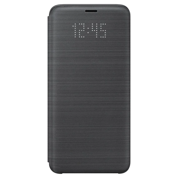 Светодиодный Чехол samsung Smart Cover чехол для телефона samsung Galaxy S9 G9600 S9+ S9 Plus G9650 S9Plus - Цвет: Black