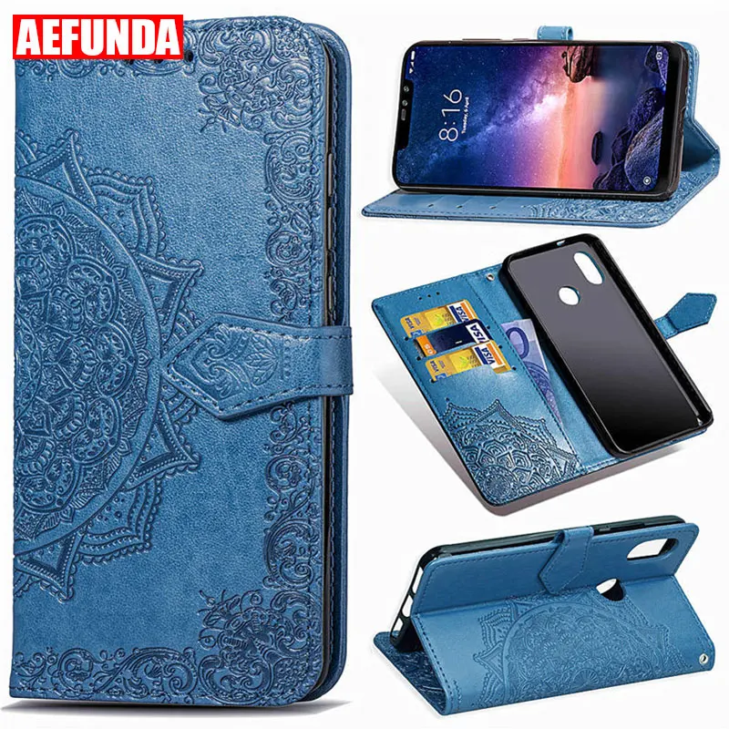 

Flip Open PU Leather Phone Case For Redmi 5 Plus 5A 6A NOTE 7 6 Pro Mi 9 8 A2 Lite Pocophone F1 Wallet ID Card Slot Stand Cover