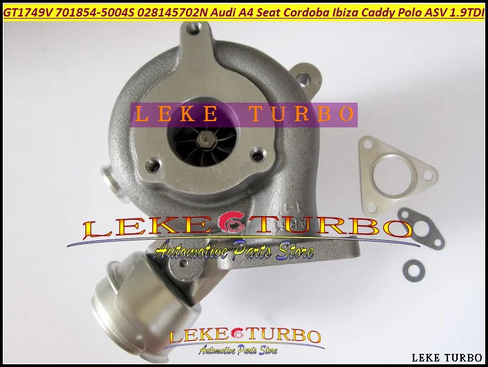 TURBO GT1749V 701854-5004S 70185 028145702N Turbocharger For Audi A4 Seat Cordoba Ibiza II Leon VW Caddy Polo ASV 1.9L TDI 88kw (6)