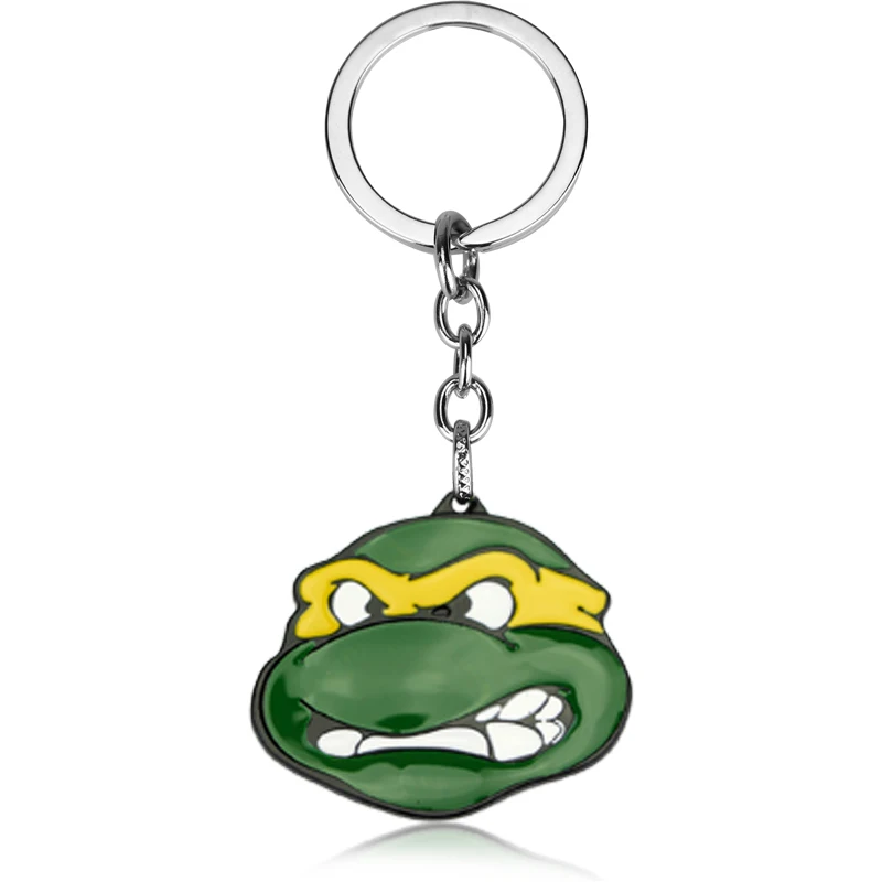 

Japanese Game Anime Teenage Mutant Ninja Turtles Alloy Car Keychain Holder Best Friend Graduation Chirstmas Day Gift