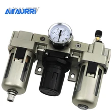 AC3000-03 AC3000-03D G3/8'' Automatic Drain Type Air Source Treatment Unit Pneumatic Lubricator+Filter+Regulator AC3000-03 AC3000-03D G3/8'' Automatic Drain Type Air Source Treatment Unit Pneumatic Lubricator+Filter+Regulator