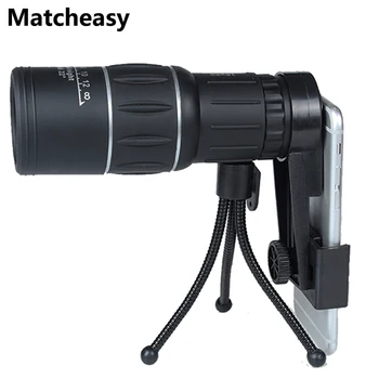 

Universal 16x52 Zoom Phone Lens With Clip Tripod For Smartphones Monocular Telescope Phone Lens Tripod Observing Survey Camping