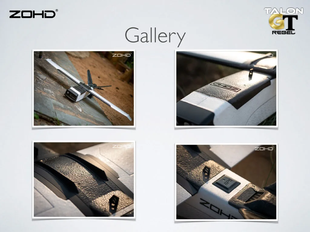 ZOHD Talon GT RC FPV самолет PNP UAV Дрон размах крыльев 39,37 дюймов 1000 мм обратные крылья и V хвост макет самолета