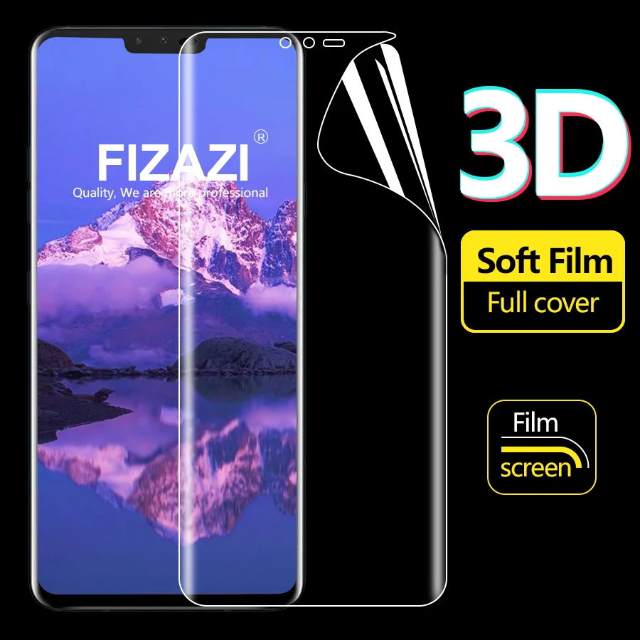 FIZAZI мягкий полное покрытие Экран протектор для LG V40 ThinQ гидрогель пленка V30S V30 |