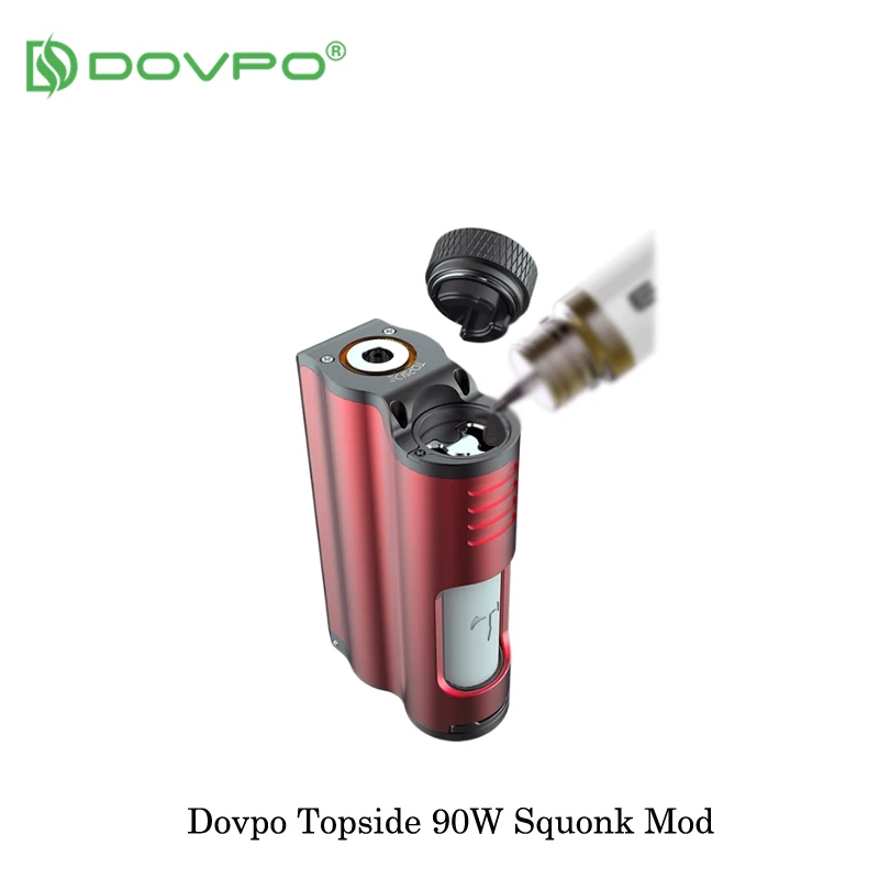 Электронная сигарета DOVPO Topside 90 вт с верхним заполнением TC Squonk 10 мл 27 мм питанием